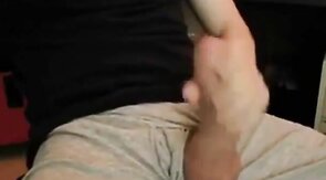 Big Cock, Huge Load! Amateur Handjob by a Man with a Big Dick!