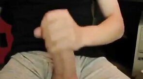 Big Cock, Huge Load! Amateur Handjob by a Man with a Big Dick!