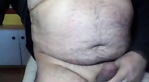 Italian Daddy Strokes His Big Cock