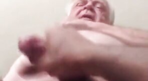 Velho Branco Gozando Gostoso