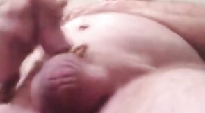 Velho Branco Gozando Gostoso