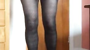 Crossdresser's Anal Fun with Butt Plug