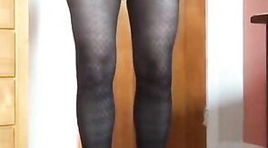 Crossdresser's Anal Fun with Butt Plug