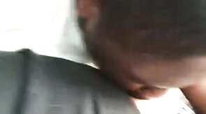 Black Guy Sucks Me Dry In His Car