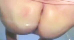Rubbing My Big Fat Oily Ass on a Glass Table