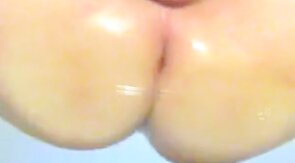 Rubbing My Big Fat Oily Ass on a Glass Table