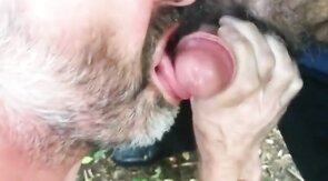 Outdoor Blowjob Tables Turned on Amateurs