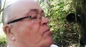 Outdoor Blowjob Tables Turned on Amateurs