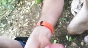 Outdoor Blowjob Tables Turned on Amateurs