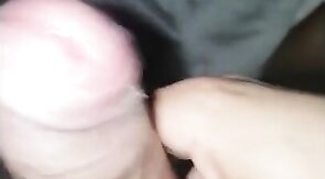 Uncut Big Cock Wanks and Cums