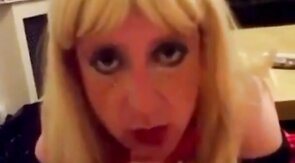 Submissive Crossdresser's Blowjob Training