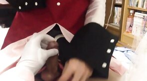 Cosplay Blowjob by Asian Crossdresser