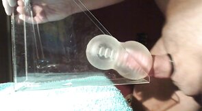 Daddy's Fleshlight Gets Filled with a Huge Load