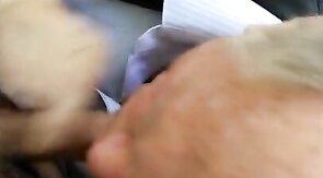 Old Man Sucks Young Cock Outdoors