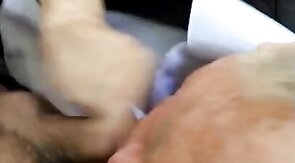 Old Man Sucks Young Cock Outdoors