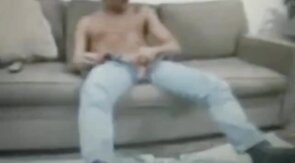 Big-Cock Dad Shows Off His Huge Flaccid Package