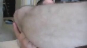 Hairy Man Fucked in Interracial Kitchen Adventure