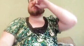 Fat Crossdresser Webcam Show