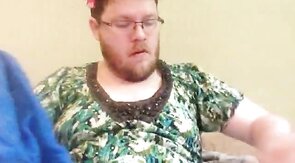 Fat Crossdresser Webcam Show