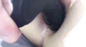 Skinny Twink Gapes His Virgin Hole With Dildo