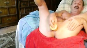 Amateur Bear's Big Cock Assplay Fun