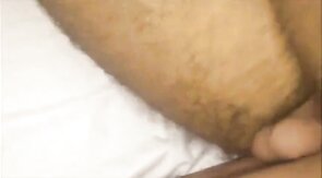 Hairy Top Breeds His Big Cock Bitch Bareback