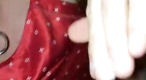 Black Cock Blowjob - Amateur Crossdresser Daddy Swallows 2 Thick Loads