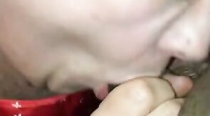 Black Cock Blowjob - Amateur Crossdresser Daddy Swallows 2 Thick Loads