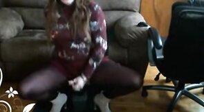 Sabrina's Solo Anal Play with Sex Toy