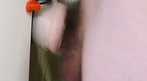 Twitching Orgasm with a Fleshlight