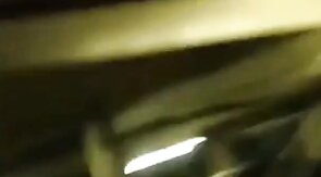 Big-Cocked Man Strokes in Car While Watching Porn