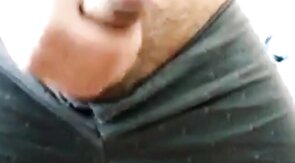 Fat Bear Jacks Off During a Massage