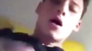 Cumming Hard After School - Twink Amateur Masturbates