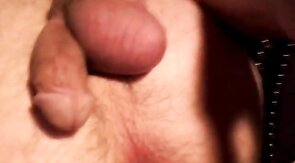 Crossdresser gapes his ass and cums hard