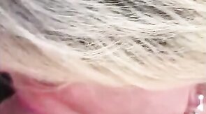 Crossdresser Bobbi's Blowjob at Work