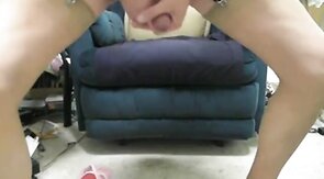 Cum on Pink Panties & Nude Stockings - Crossdresser Solo