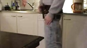 Twink Sagger Shoots a Load on the Table