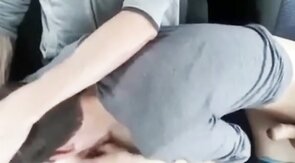 Big Cock Blowjob in the Car at a Public Park