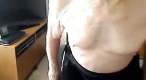 Silver Daddy in White Panties