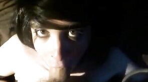 Big-cock Daddy Gets a Deep Blowjob from Amateur Crossdresser