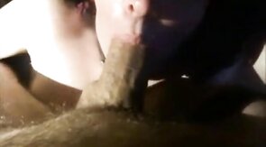 Big-cock Daddy Gets a Deep Blowjob from Amateur Crossdresser