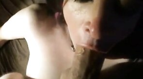 Big-cock Daddy Gets a Deep Blowjob from Amateur Crossdresser