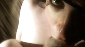 Big-cock Daddy Gets a Deep Blowjob from Amateur Crossdresser