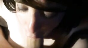 Big-cock Daddy Gets a Deep Blowjob from Amateur Crossdresser