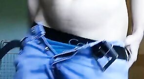 Anal Chastity: Ass-to-Mouth BDSM with a Twink Amateur