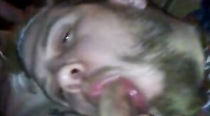 Mr. Steele's Big Cock Sucked by a Skinny Twink