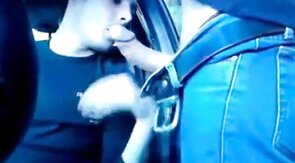 Sucking my Big Cock in his Car at the Park