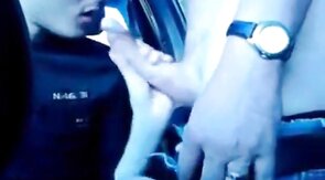 Sucking my Big Cock in his Car at the Park