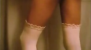 Asian Twink Crossdresser Teases in Girly Outfit