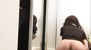 Asian Crossdresser Plays with Sex Toy